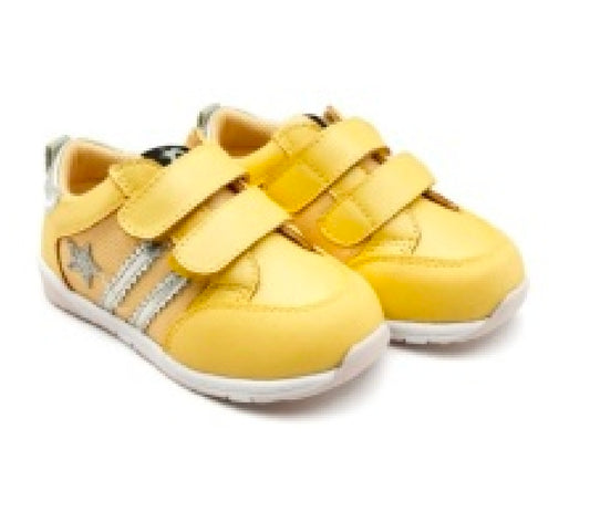 Oldsoles Field Squad Lemon Silver Glam Argent Toddler/ Junior Trainers
