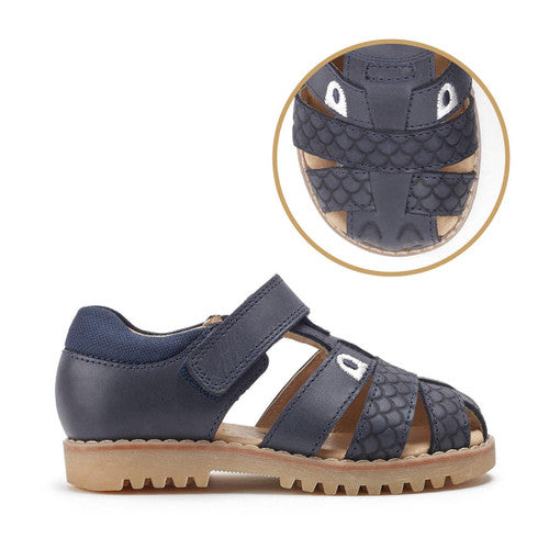 Startrite Dino Park Navy Blue Closed Toe Sandals