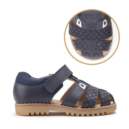 Startrite Dino Park Navy Blue Closed Toe Sandals