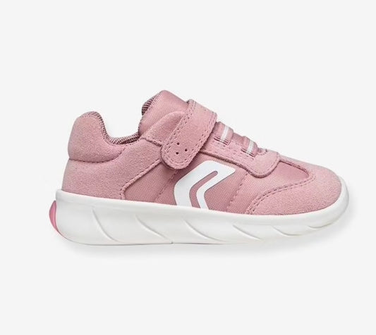 Geox Foot Run Baby Old Rose White Barefoot Shoes