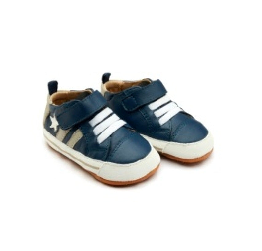 Oldsoles Wos Baby Denim Gris Snow Baby/Prewalker Shoes