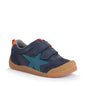 START-RITE Tickle Star Navy Multi Leather Toddler Kids Shoes Startrite
