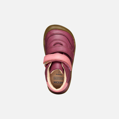 Geox B Steppieup Dark Purple Dark Pink  Barefoot Boots