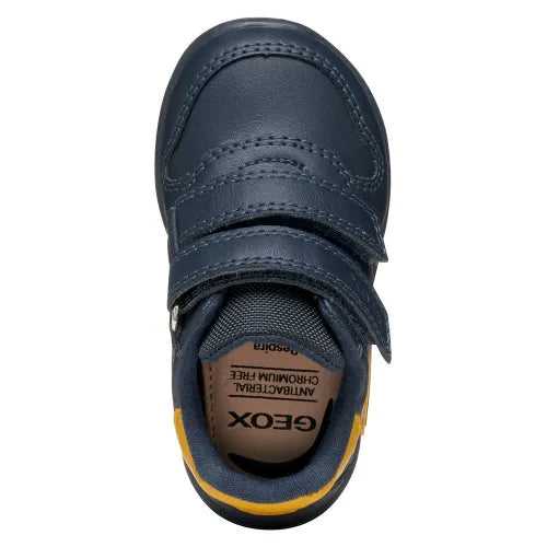 Geox B Zapito A Navy Ochre Boots