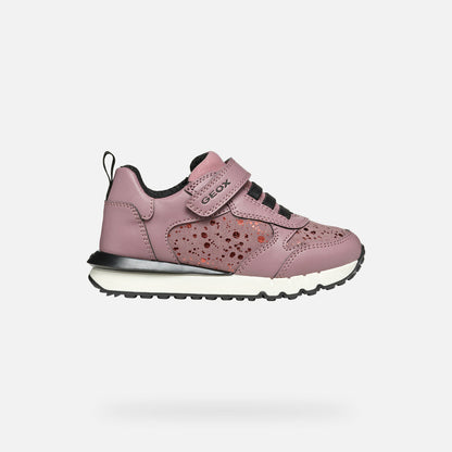 Geox J Fastics Pink Girls Trainers Emmanuelle Marshall Children's Shoes