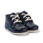 KICKERS Kick Hi Leather Navy Boots