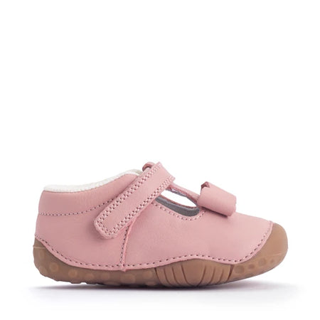 START-RITE Wiggle Dusky Pink Leather Baby Prewalker Shoes