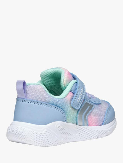 Geox B Sprintye Sky Multi-Color Velcro kids Trainers