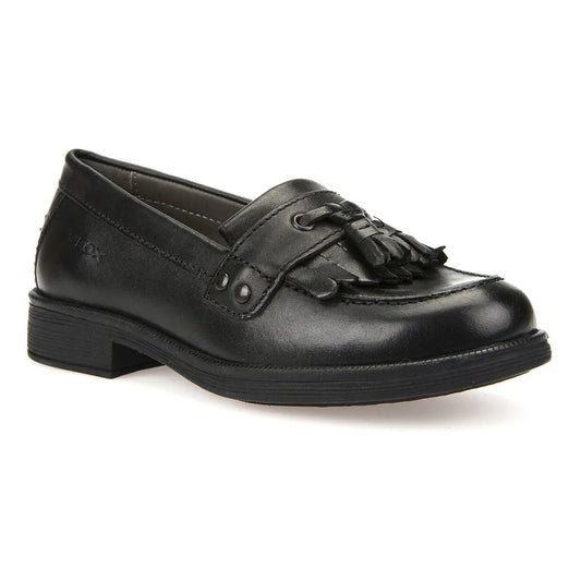 GEOX Agata Leather School Shoes Loafer