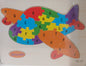 Wooden Aeroplane  Alphabet Colourful Puzzle
