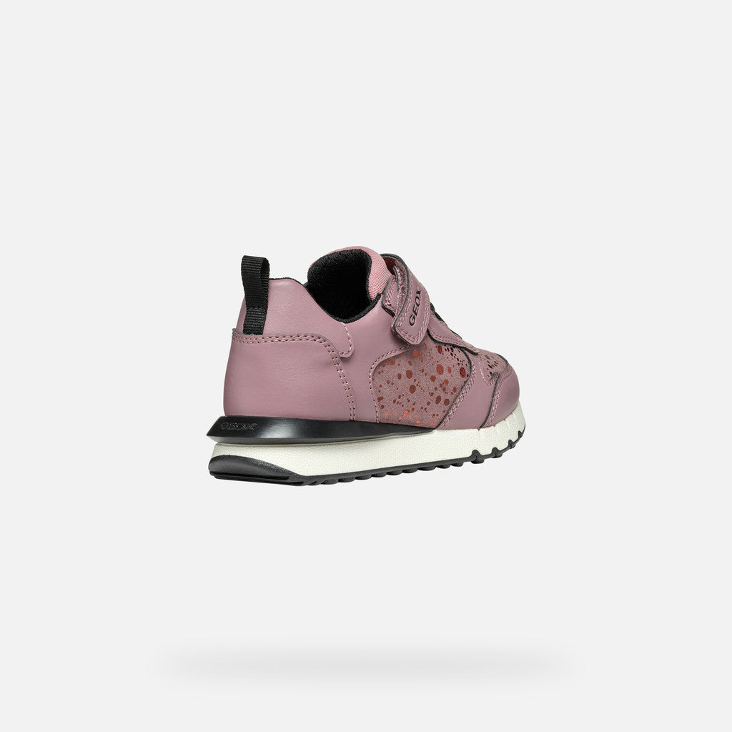 Geox J Fastics Pink Girls Trainers Emmanuelle Marshall Children's Shoes
