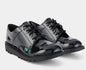 KICKERS Kick Lo Brogue Pat Leather Youth School Shoes