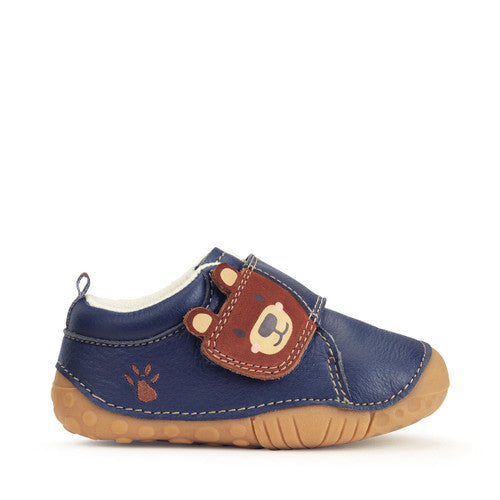 START-RITE Bear Hug French Navy Baby Prewalkers Shoes 