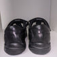 Term Janine Black Leather T Bar Shoes