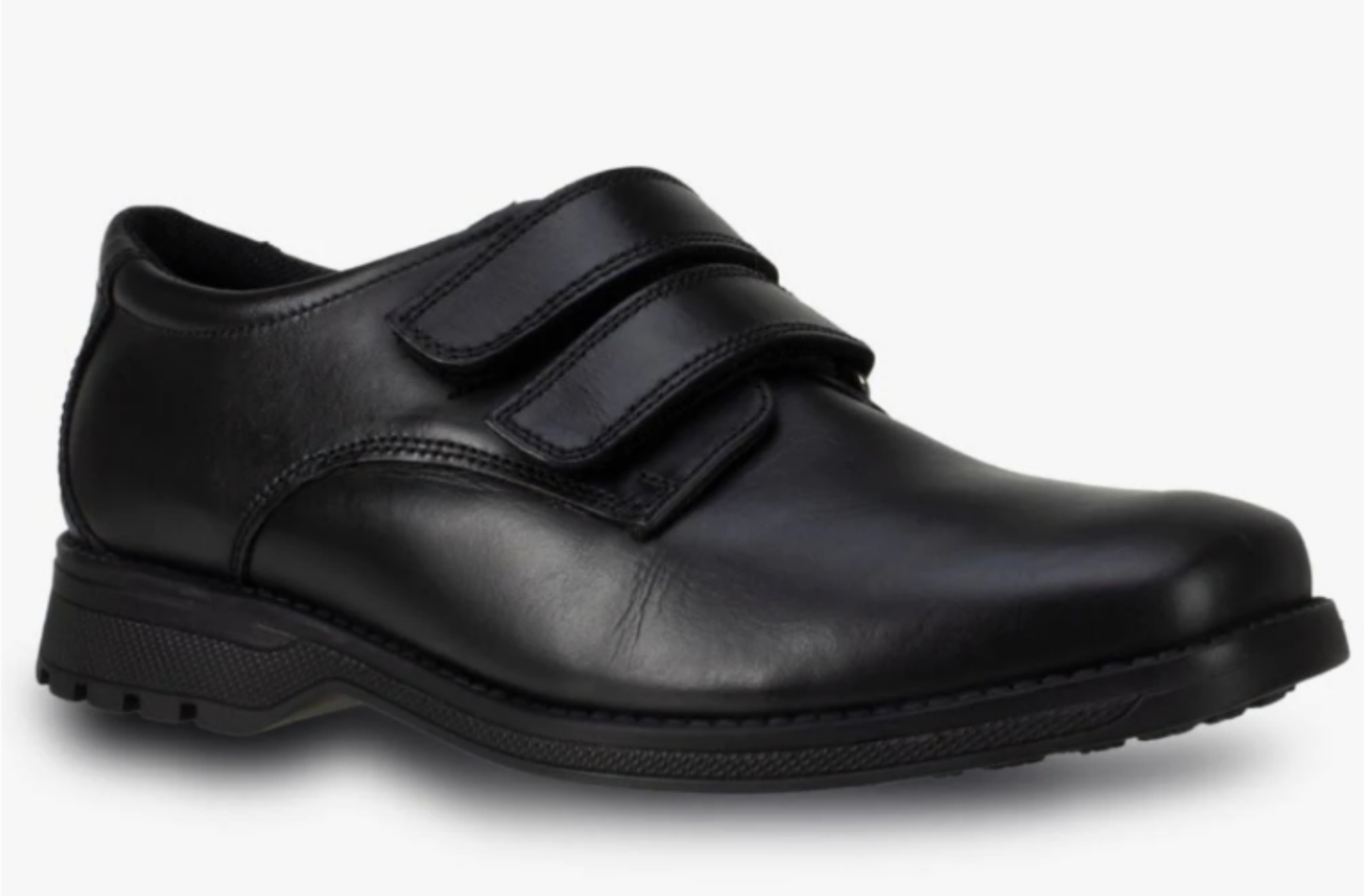 Term Class Double Strap Black School Shoes