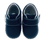 Kleine schicke Himmel-Marine-Blau-Baby-Schuhe