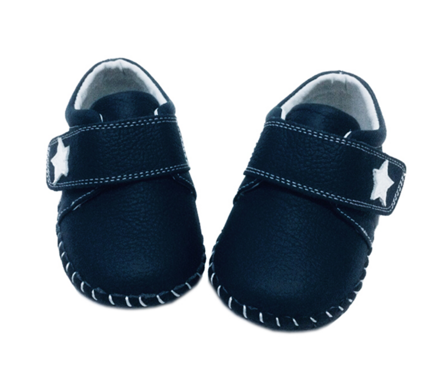 Little Chic Sky Navy Blue Baby Shoes