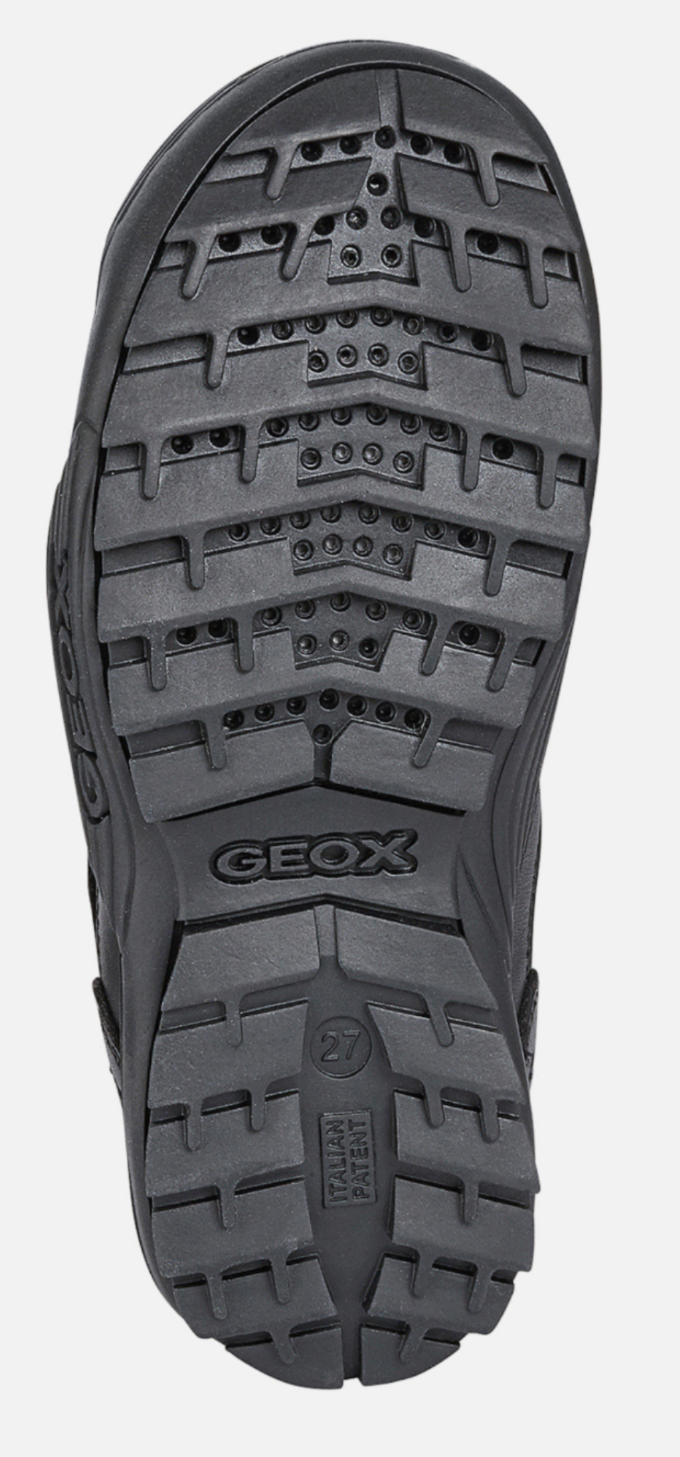 Geox J Savage A Black School Shoe /Trainers