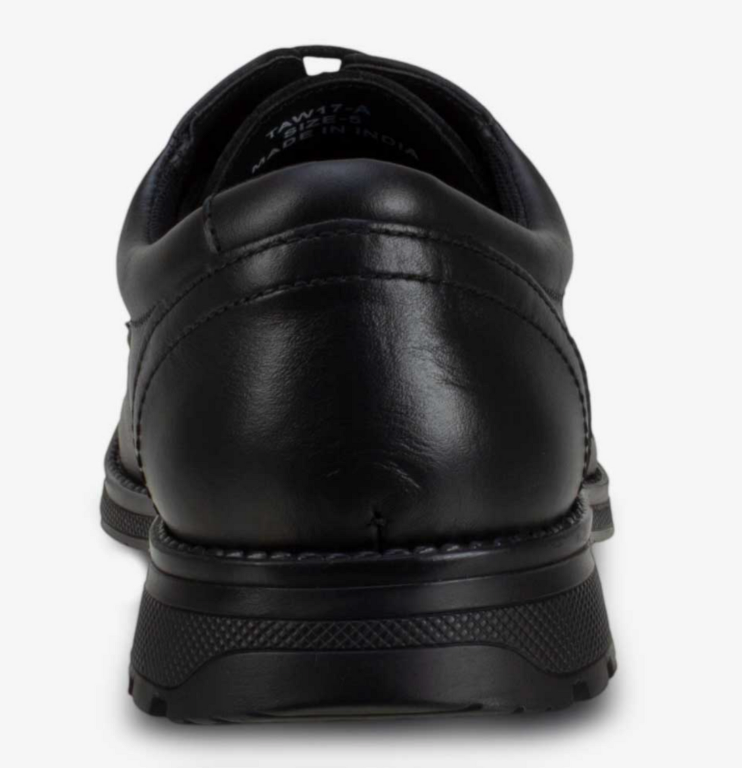 Term Clerk Tyson Black Lace Up School Shoes
