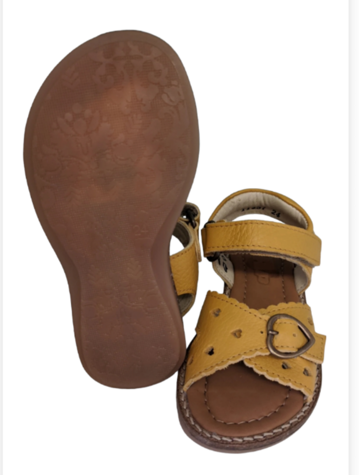 (Sale)Rap Eden Yellow Leather  Sandals