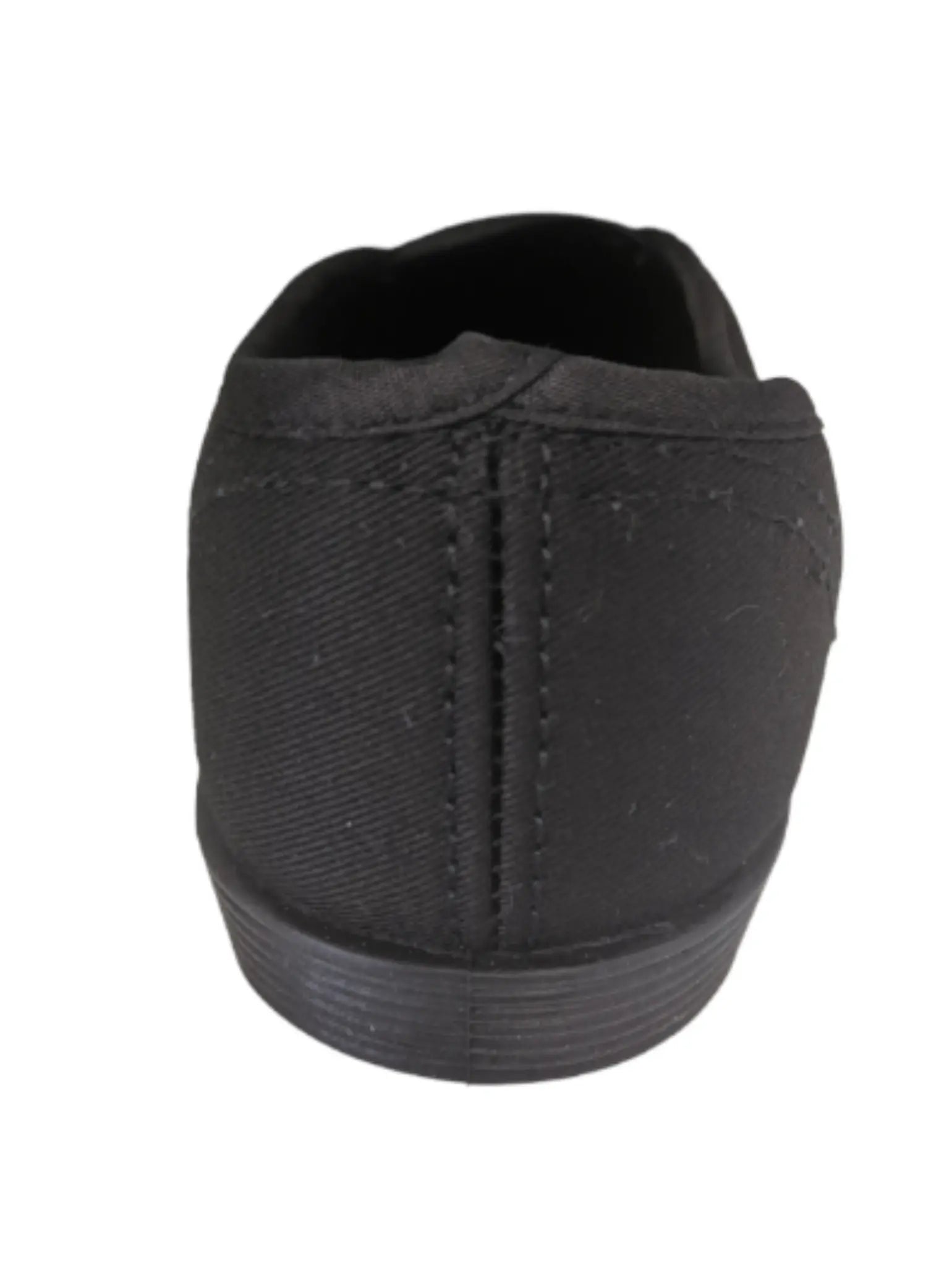 Plimsolls by Urban Jacks Neptune Black Gusset Slip On