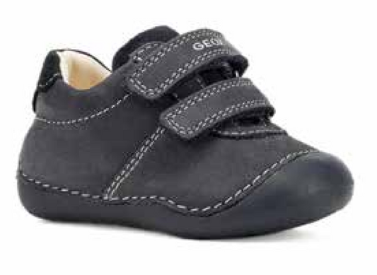 Geox B Titum Marineblaue Prewalker-Schuhe